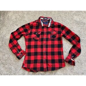 AmC.Co Supreme By Cactus‎ New York Flannel Shirt Youth Lerge Plaid FLAW